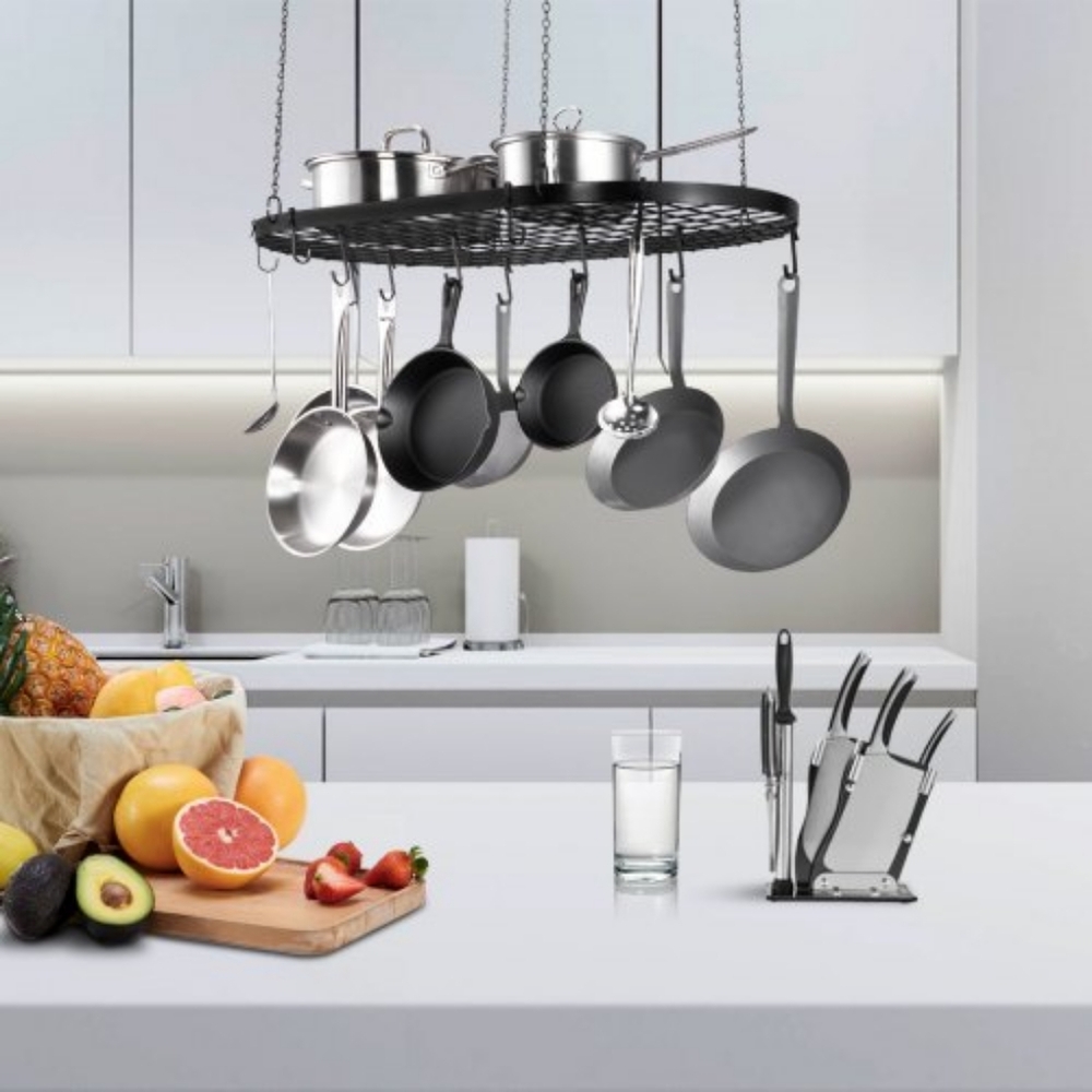 Multifunction Ceiling Pots Rack